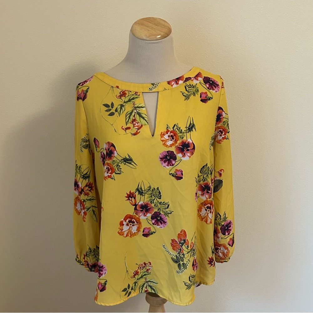 7th Avenue Design Studio NY&C Floral Blouse